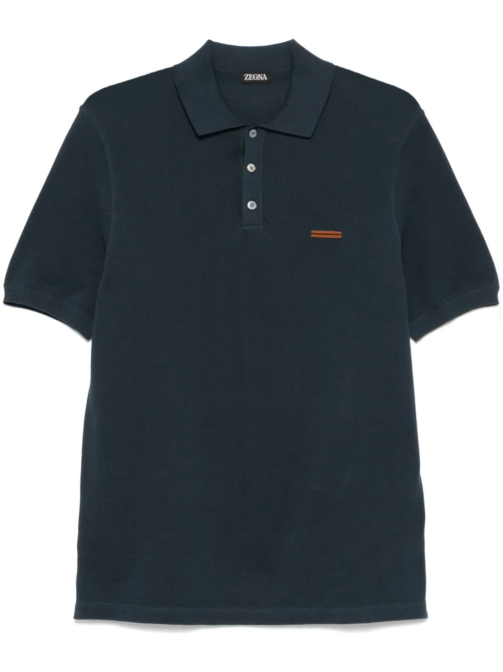 Zegna polo en coton | bleu | Image 1