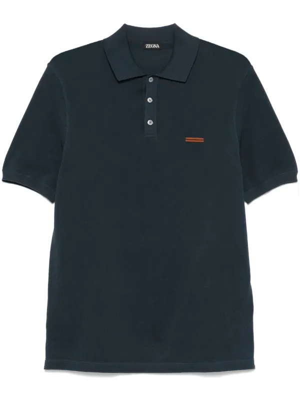 Zegna ポロシャツ | ブルー | FARFETCH JP