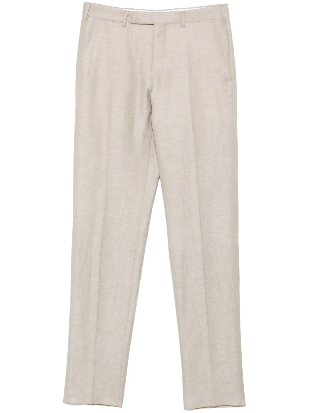Zegna tapered trousers | Neutrals | Image 1