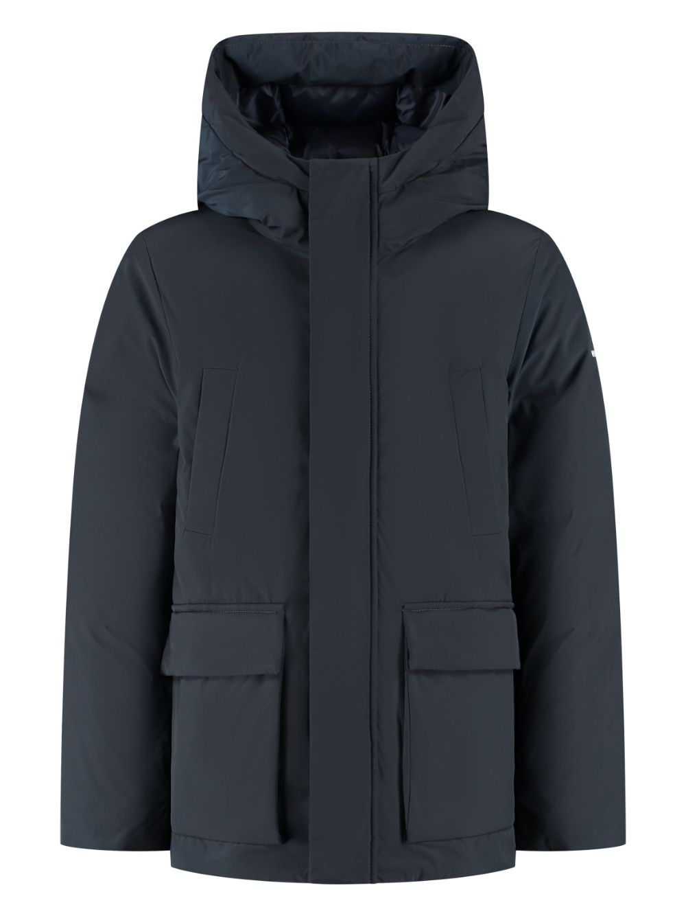 Woolrich Kids Jas met capuchon Blauw