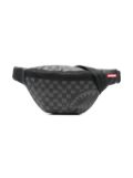 sprayground kid Hangover Drip check belt bag - Black