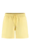 Fedeli logo-patch swim shorts - Yellow