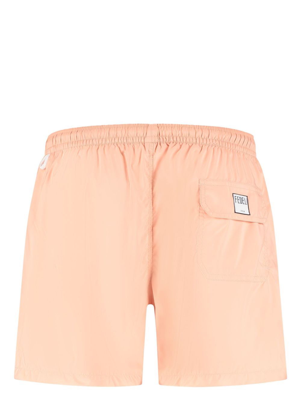 Fedeli logo-patch swim shorts - Oranje