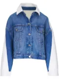 TWP patchwork denim jacket - Blue