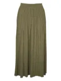 ZIMMERMANN pleated maxi skirt - Green