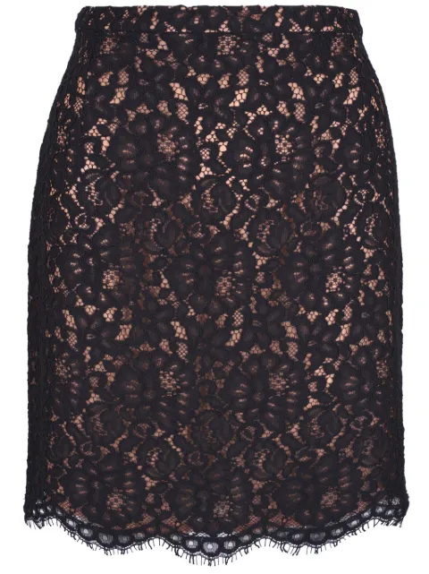 Michael Kors falda corta con encaje floral