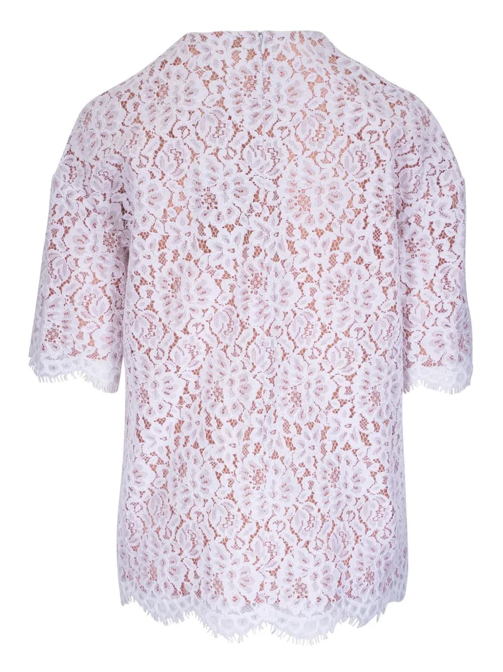 Michael Kors Top met bloemenkant - Wit