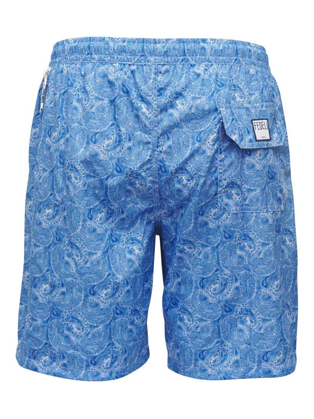 Fedeli Zwembroek met paisley-print - Blauw