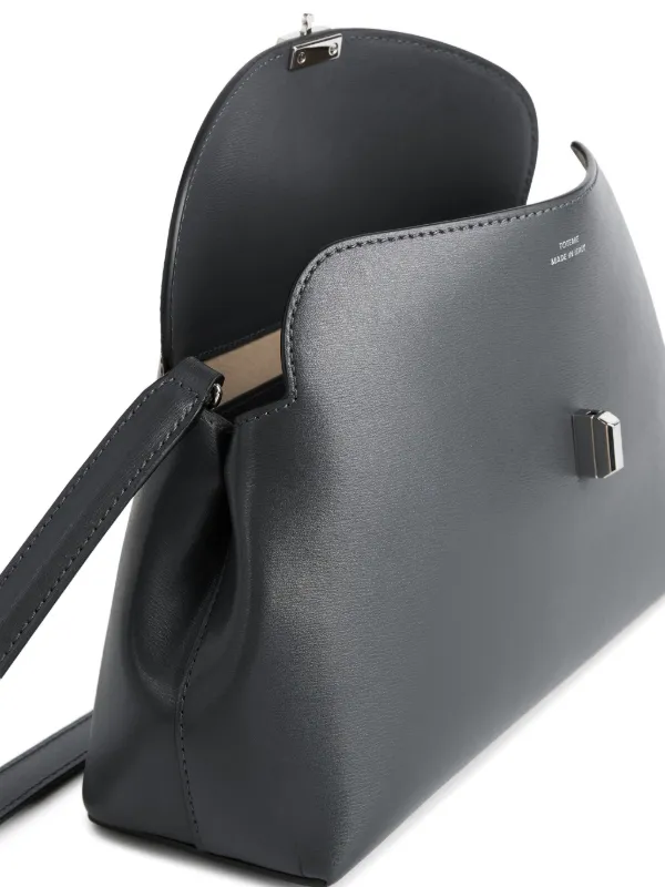 【Toteme】“T-Lock” ショルダーバッグ ブラック送料関税込 TOTEME T-Lock ショルダーバッグ | ブラック | FARFETCH JP