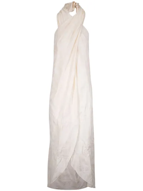 Johanna Ortiz halterneck maxi dress