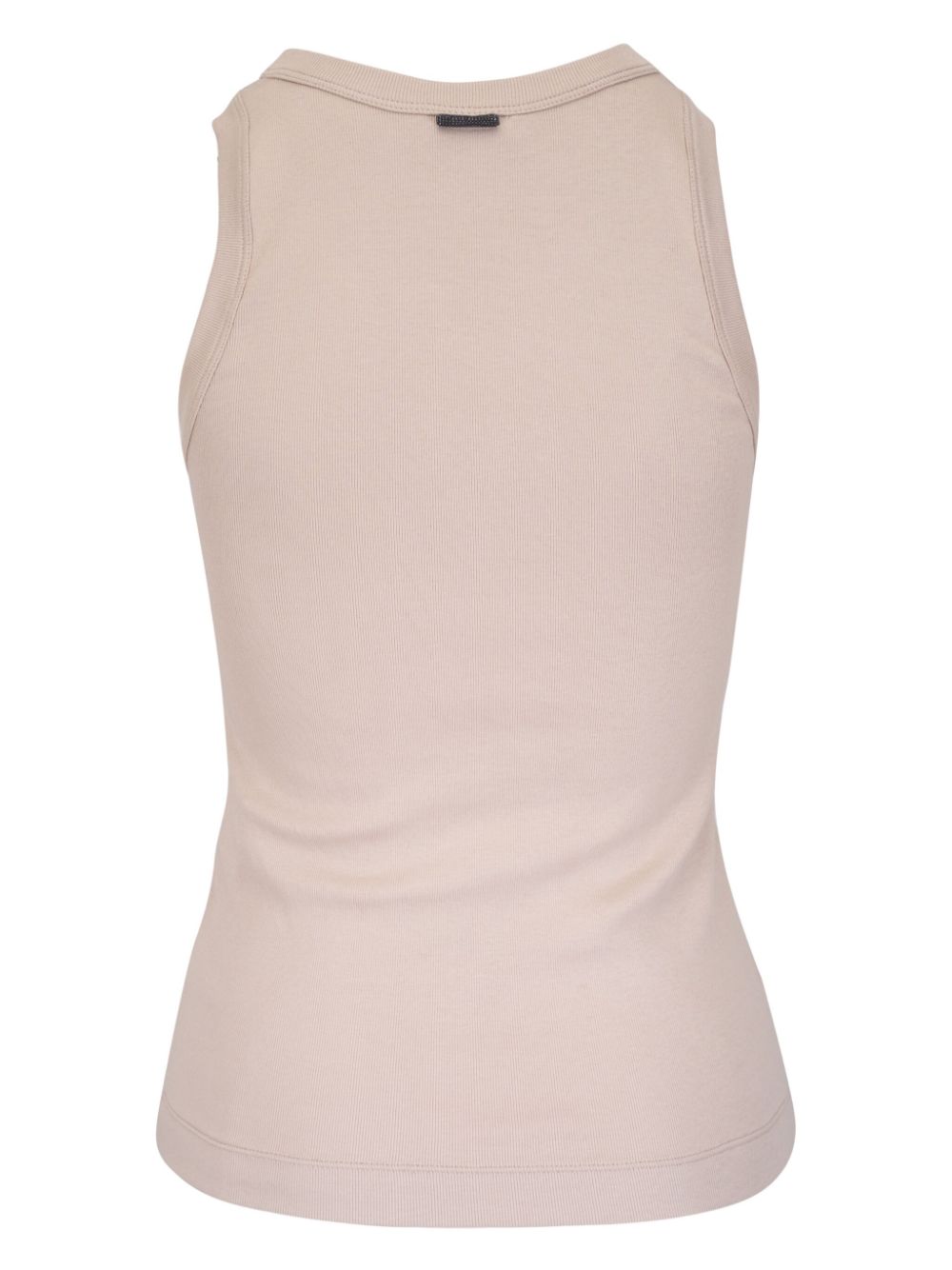 Brunello Cucinelli ribbed tank top - Beige