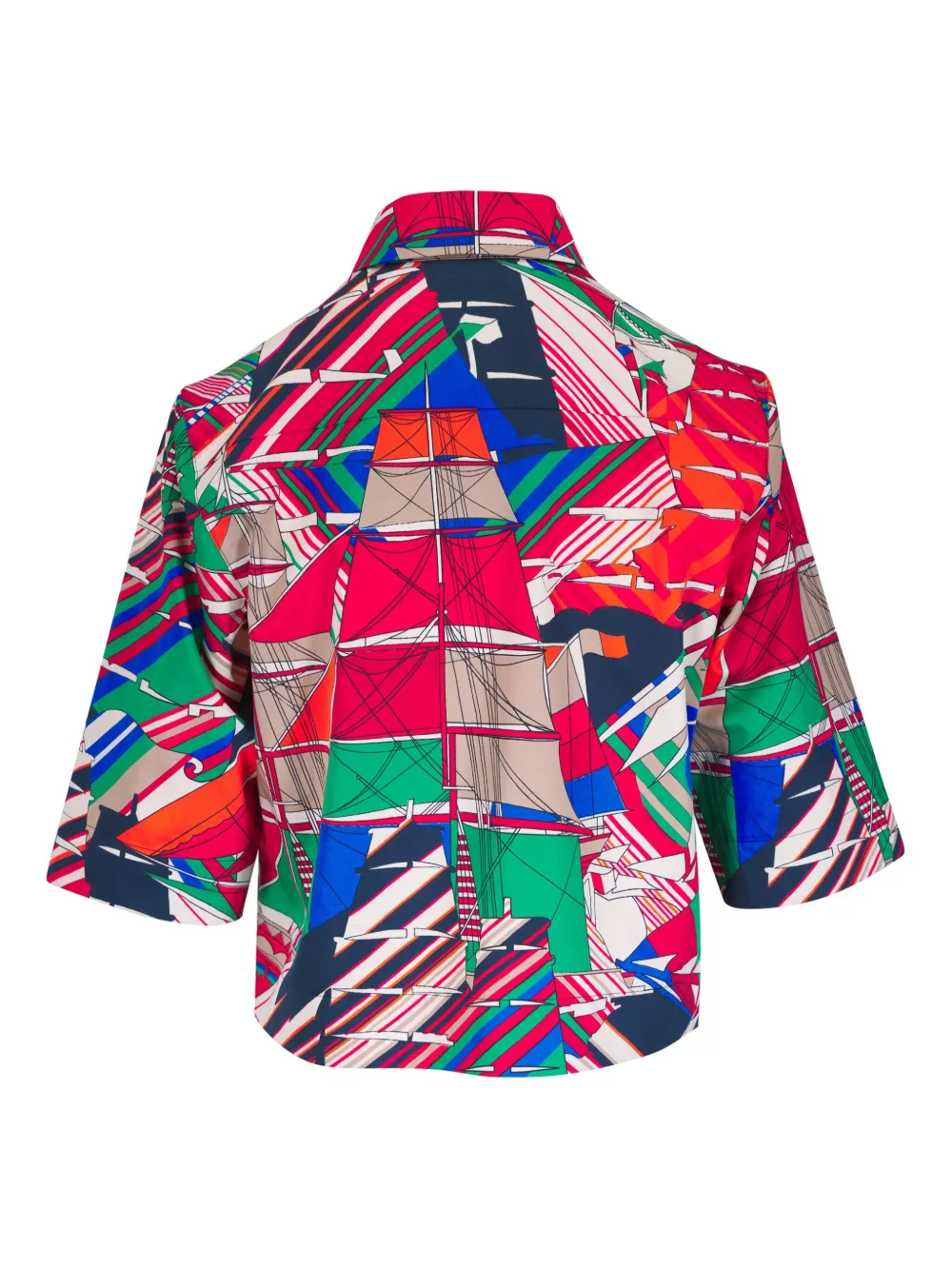 Akris Punto Blouse met print - Groen