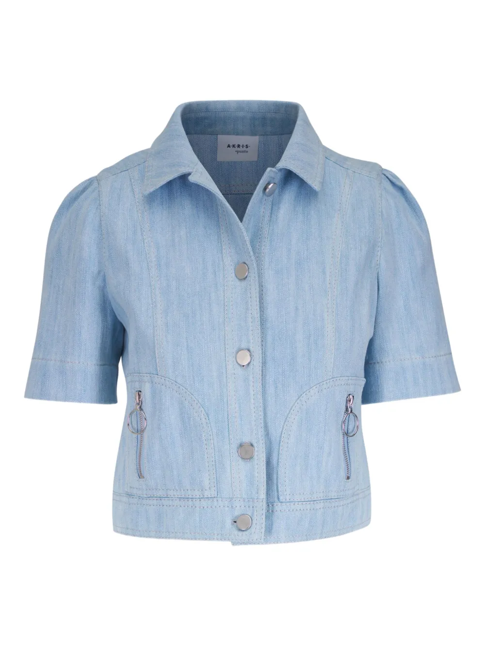 short-sleeves denim jacket