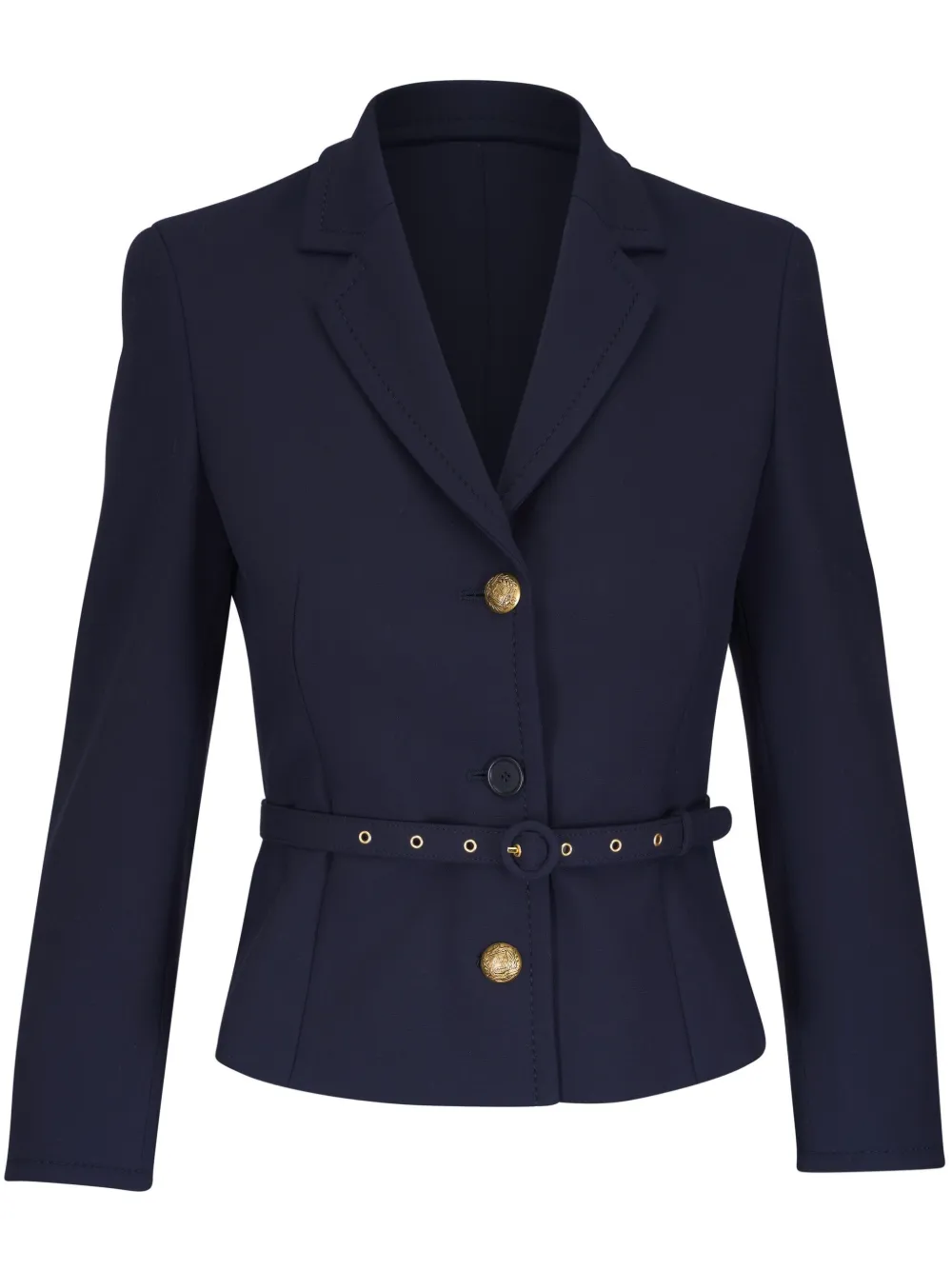 belted blazer