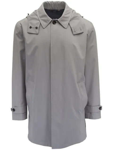 Brioni detachable hood coat