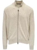 Canali knitted cardigan - Neutrals