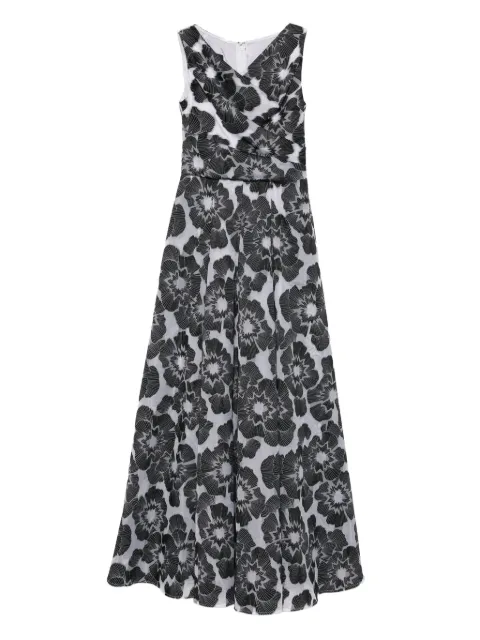 Talbot Runhof vestido de fiesta con estampado floral