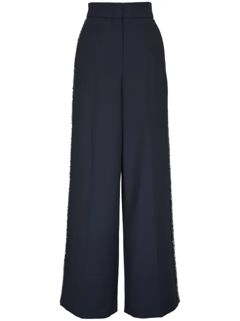 Odeeh pantalones con detalles de mostacillas