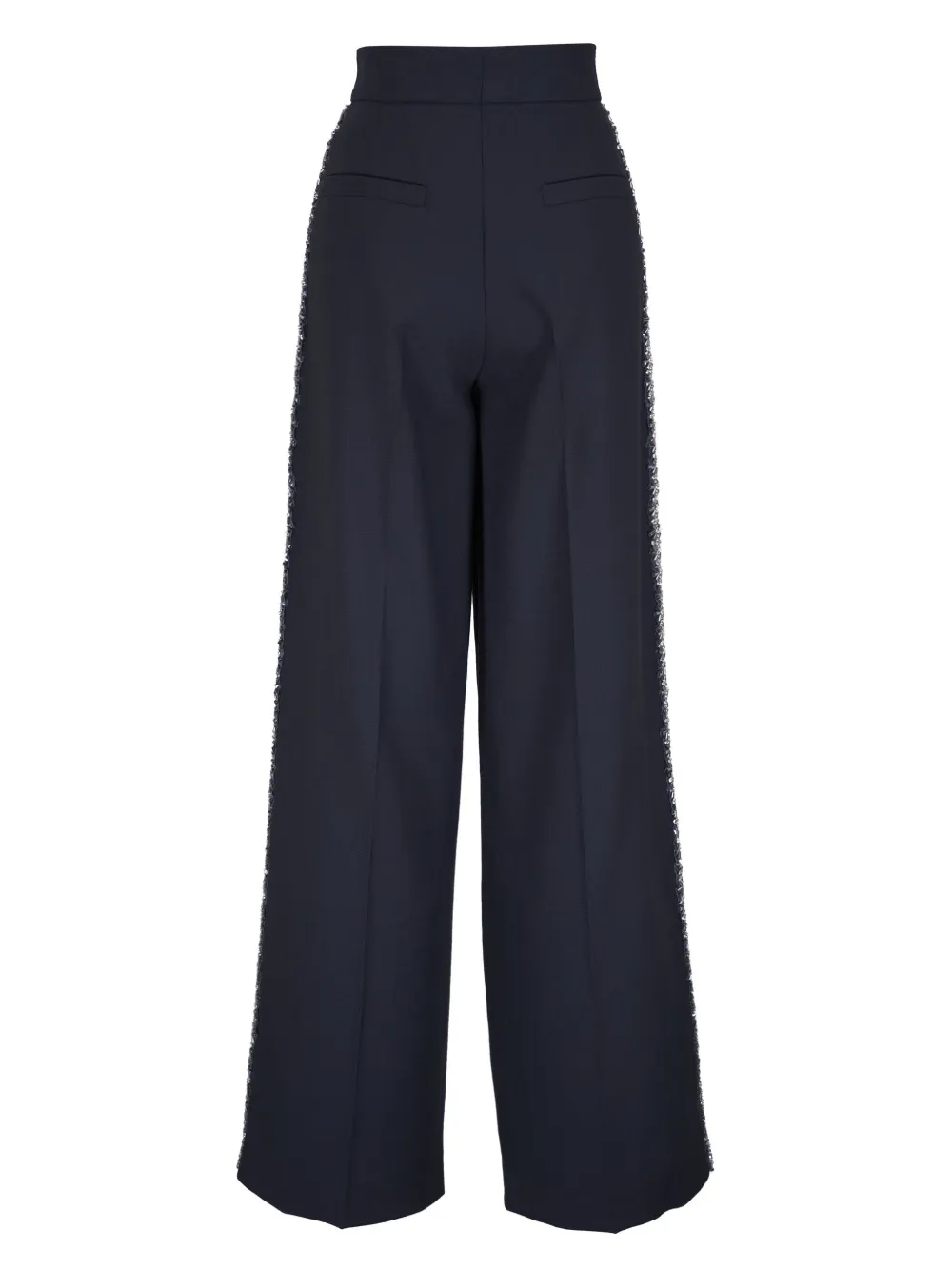 Odeeh Broek verfraaid met kralen - Blauw