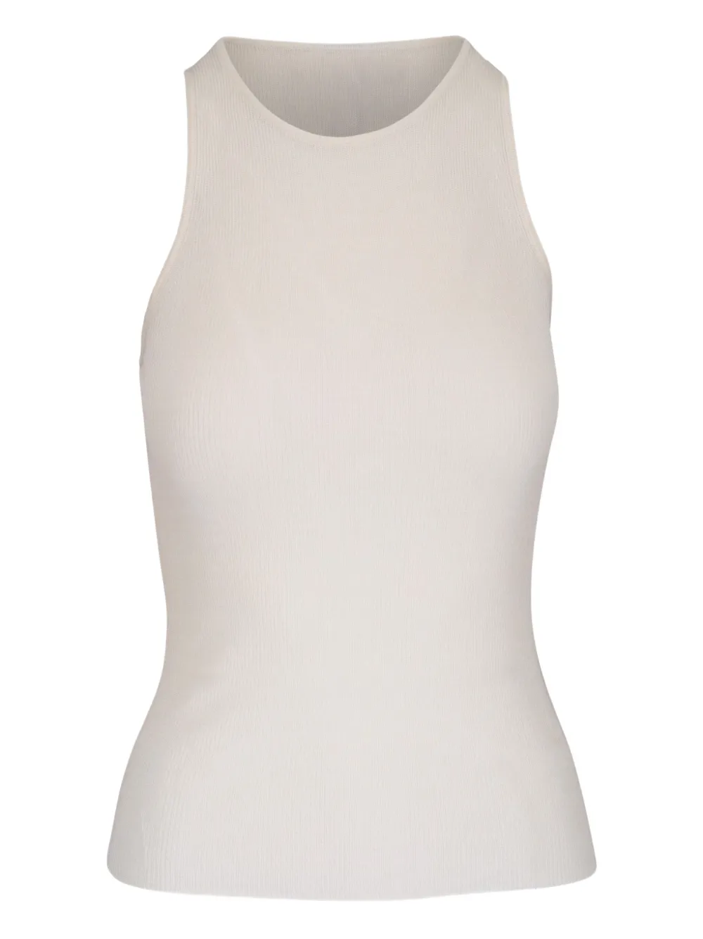 TWP ribbed sleeveless top | White | Image 1
