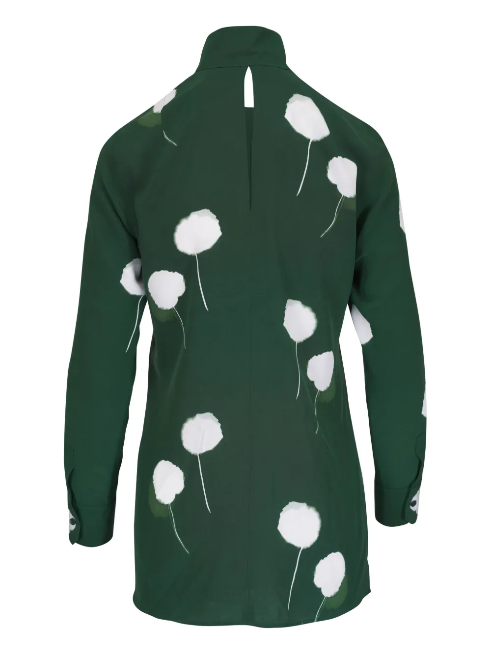 Akris Zijden blouse - Groen