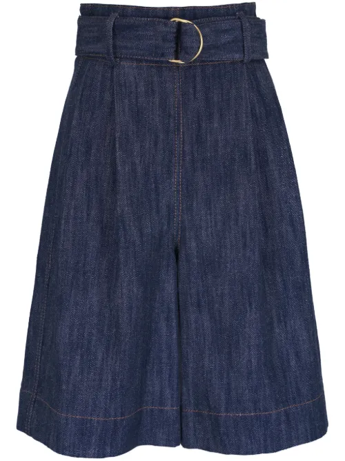 Short en jean à taille haute - Akris Punto - Modalova