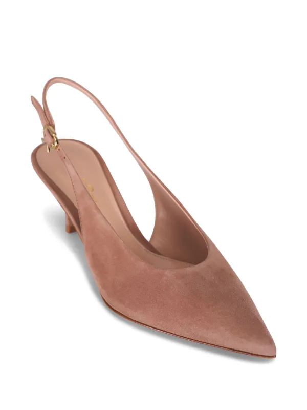 Gianvito Rossi 55mm Robbie Pumps | Neutrals | FARFETCH
