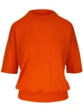 Akris Punto half-sleeve sweater - Orange