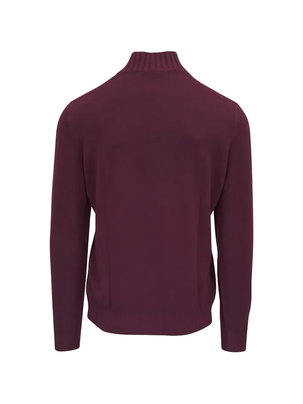 Gran Sasso half-zip high-neck sweater - Rood