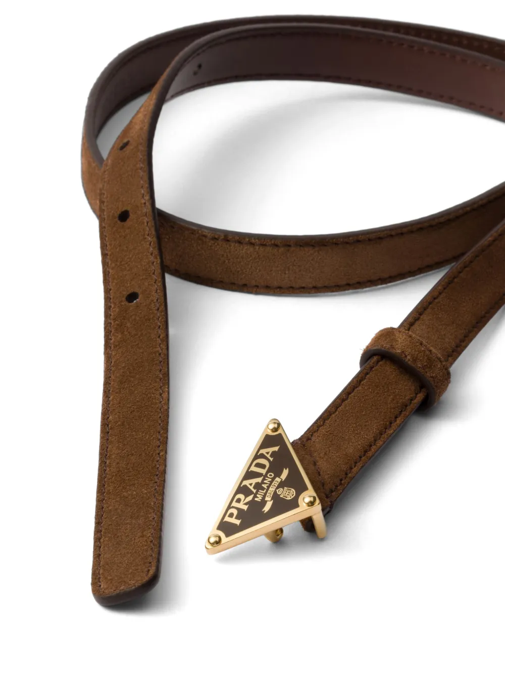 Prada Suède riem - Bruin