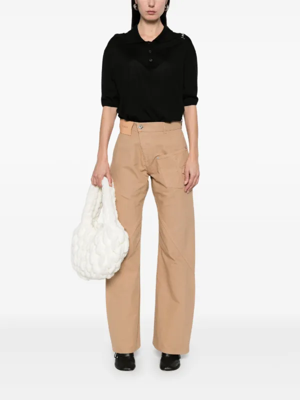 JW Anderson Twisted Workwear Trousers | Neutrals | FARFETCH