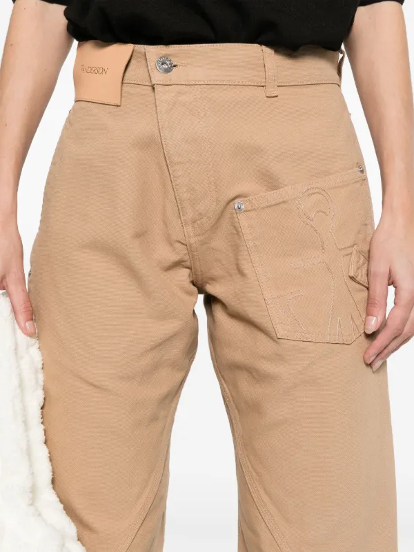JW Anderson Twisted Workwear Trousers | Neutrals | FARFETCH