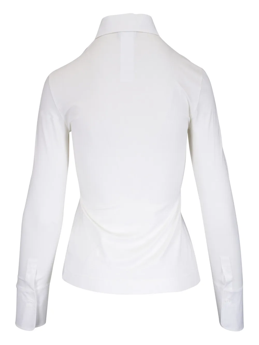 Akris Punto blouse met puntige kraag - Wit