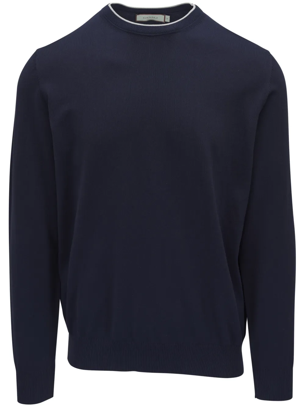 Canali crew neck jumper - Blu