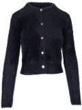 Vince round neck cardigan - Black