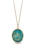 Pyrrha 14K yellow gold Peacock Talisman pendant necklace