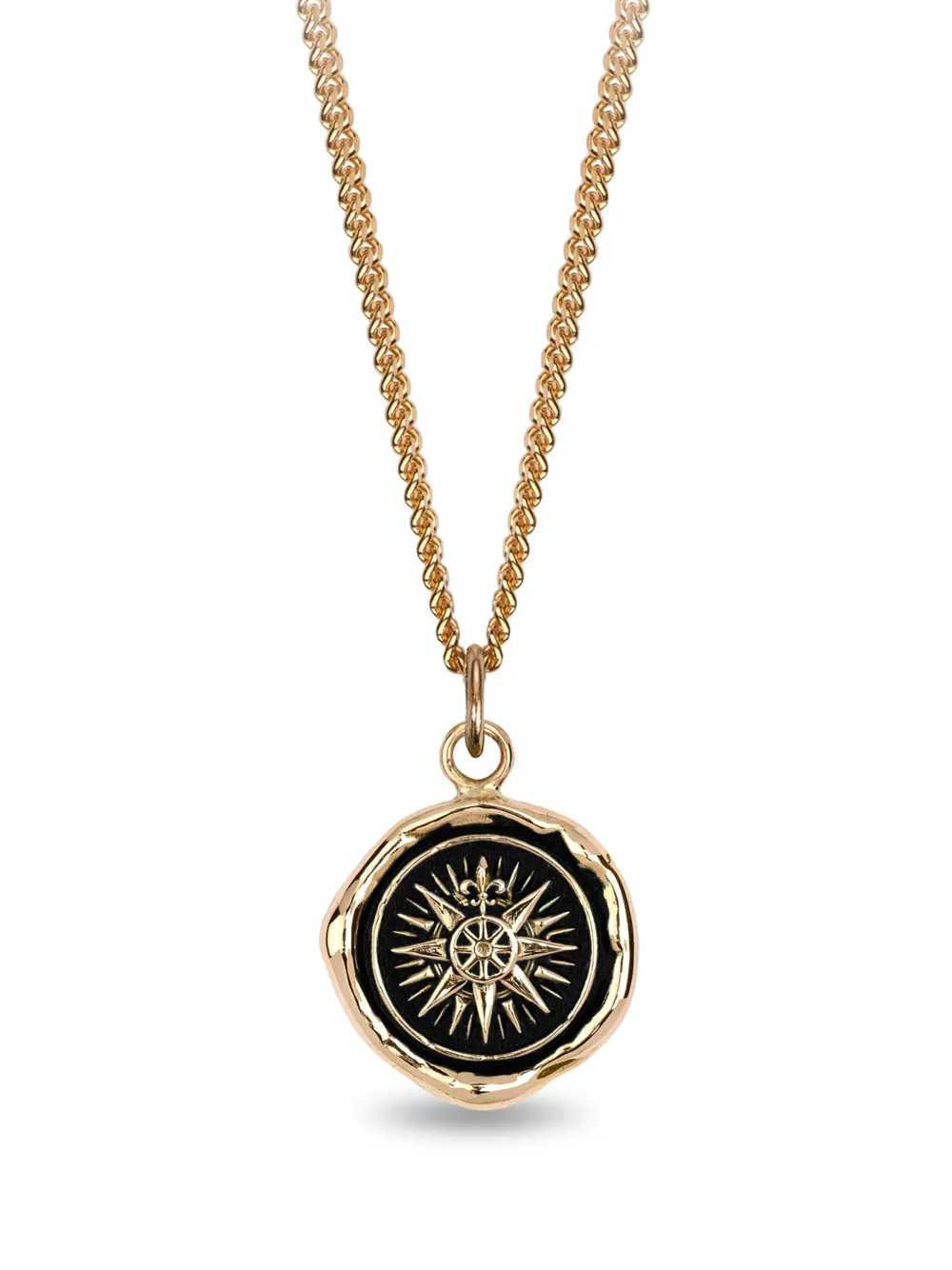 Pyrrha Collana con pendente Direction Talisman in oro giallo 14kt