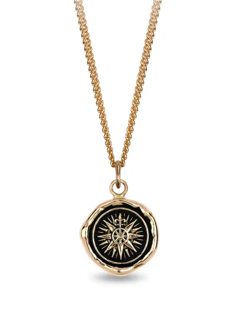 Pyrrha collar con dije Direction Talisman en oro amarillo de 14kt