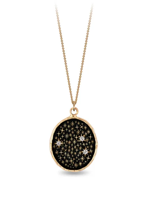 Pyrrha collar We Are Stardust Talisman en oro amarillo de 14kt con diamante