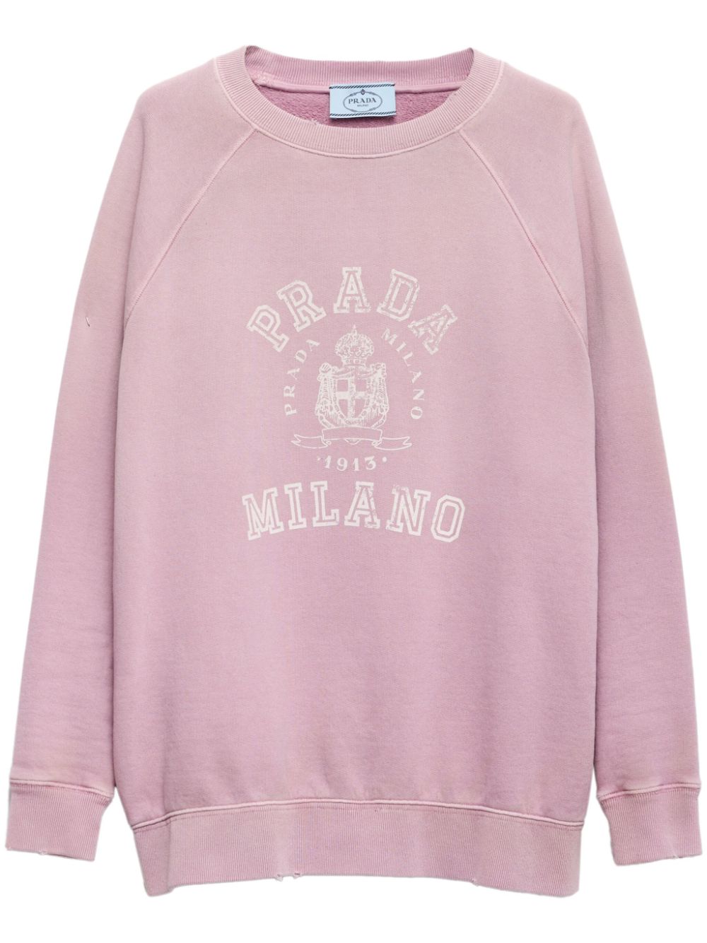 Prada Sweater met logoprint Paars