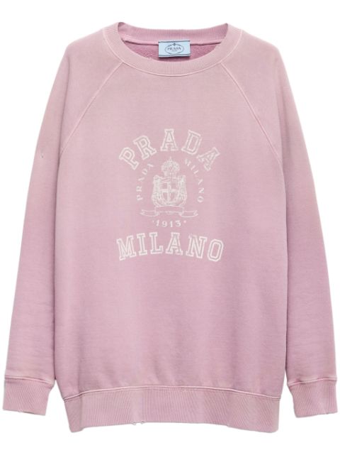 Prada logo-print sweatshirt    