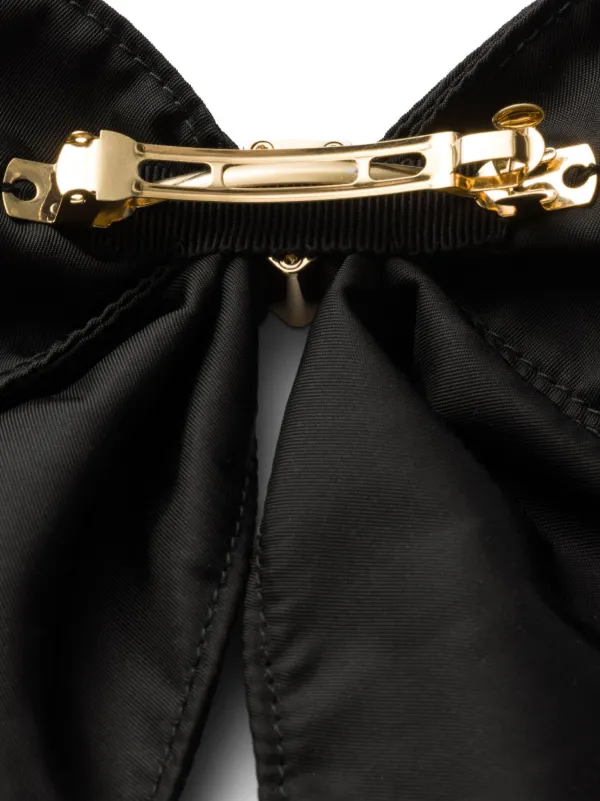 PRADA ブラック リボンヘアバンド PRADA ブラック リボンヘアバンド