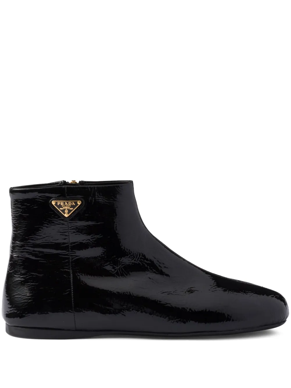 Prada patent leather ankle boots deals