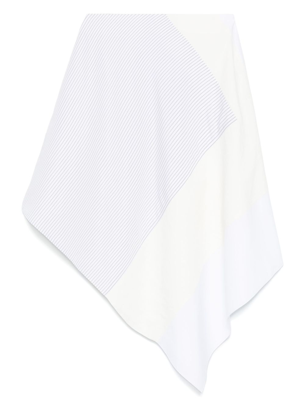 JW Anderson asymmetric midi skirt - Wit