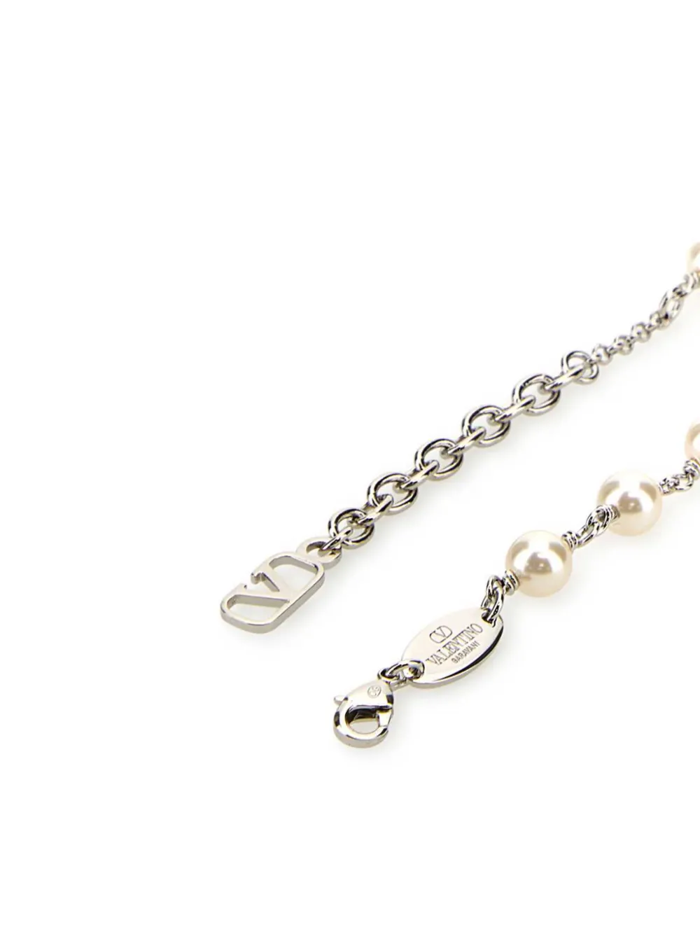  Valentino Garavani Vlogo Bracelet - Silver 