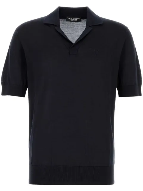 Dolce & Gabbana playera tipo polo de seda