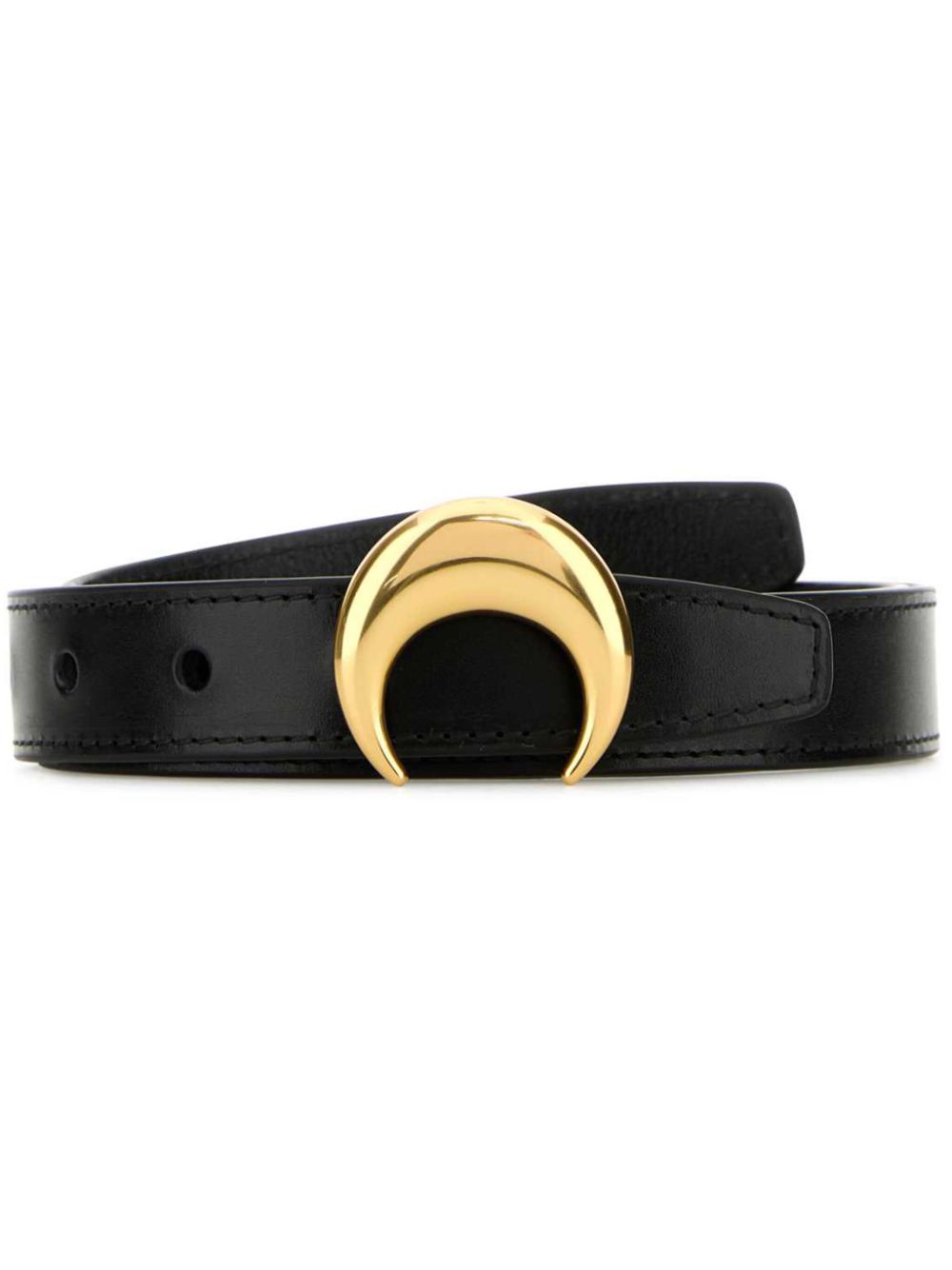 Black leather Moon belt