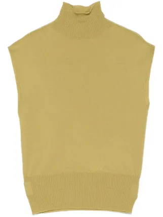 【Rick Owens】ウールタートルネックトップ Rick Owens タートルネック トップ | グリーン | FARFETCH JP