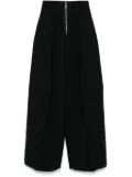 Jean Paul Gaultier bonded crepe trousers - Black