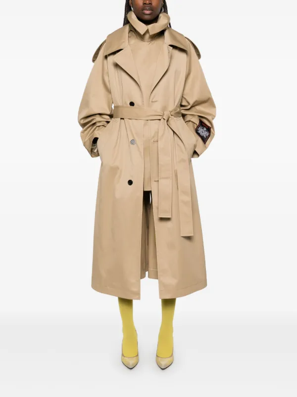 Jean Paul Gaultier Deconstructed Trench Coat | Neutrals